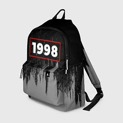 Рюкзак 1998 - в красной рамке на темном, цвет: 3D-принт