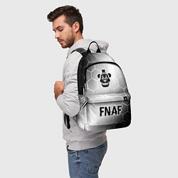 Рюкзак FNAF glitch на светлом фоне: символ, надпись, цвет: 3D-принт — фото 2