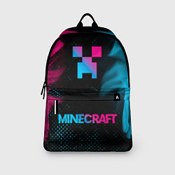 Рюкзак Minecraft - neon gradient: символ, надпись, цвет: 3D-принт — фото 2