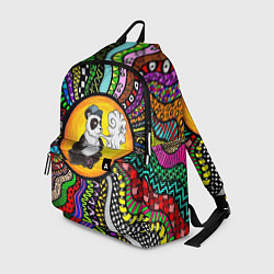 Рюкзак Психоделическая панда и вейп, цвет: 3D-принт