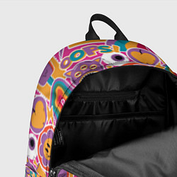 Рюкзак Психоделические страшилки, цвет: 3D-принт — фото 2