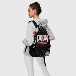 Рюкзак Doom - краска, цвет: 3D-принт — фото 2