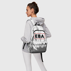 Рюкзак Ева - в красной рамке на светлом, цвет: 3D-принт — фото 2