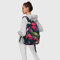 Рюкзак Ягодки нарисованные, цвет: 3D-принт — фото 2