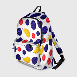 Рюкзак Ягодки и фрукты, цвет: 3D-принт