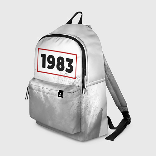 Рюкзак 1983 - в красной рамке на светлом / 3D-принт – фото 1