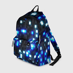 Рюкзак Неоновые светящиеся квадраты, цвет: 3D-принт