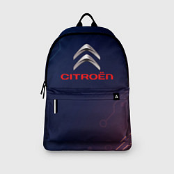 Рюкзак Citroёn абстракция неон, цвет: 3D-принт — фото 2