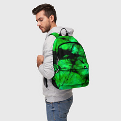 Рюкзак Зеленый фантом, цвет: 3D-принт — фото 2