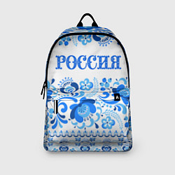 Рюкзак РОССИЯ голубой узор, цвет: 3D-принт — фото 2