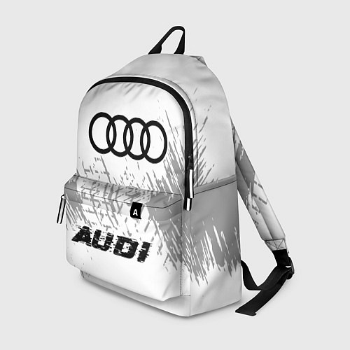Рюкзак Audi speed шины на светлом: символ, надпись / 3D-принт – фото 1