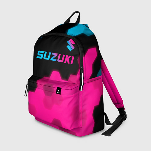 Рюкзак Suzuki - neon gradient: символ сверху / 3D-принт – фото 1