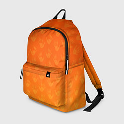 Рюкзак Лапки опоссума оранжевые, цвет: 3D-принт