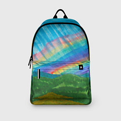 Рюкзак Летний дождь радуга, цвет: 3D-принт — фото 2