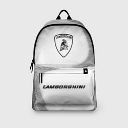 Рюкзак Lamborghini speed шины на светлом: символ, надпись, цвет: 3D-принт — фото 2