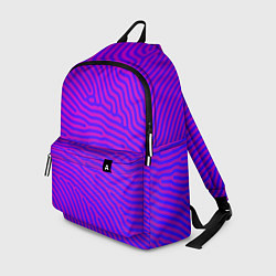 Рюкзак Фиолетовые линии, цвет: 3D-принт