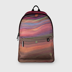 Рюкзак Розово-оранжевый абстрактный песок, цвет: 3D-принт — фото 2
