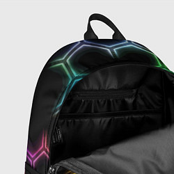 Рюкзак Mercedes - neon pattern, цвет: 3D-принт — фото 2
