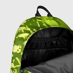Рюкзак Зеленый абстрактный камуфляж, цвет: 3D-принт — фото 2