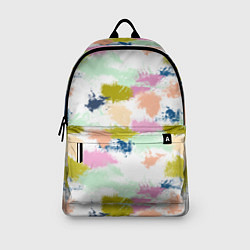 Рюкзак Разноцветные мазки красками модный узор, цвет: 3D-принт — фото 2
