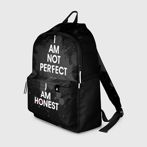 Рюкзак I am not perfect, but I am honest / 3D-принт – фото 1