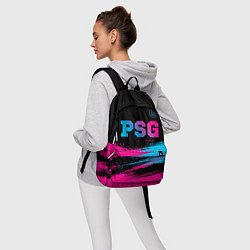 Рюкзак PSG - neon gradient: символ сверху, цвет: 3D-принт — фото 2