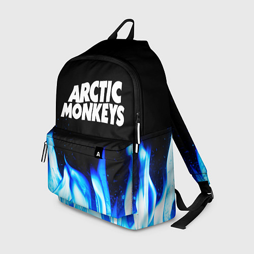Рюкзак Arctic Monkeys blue fire / 3D-принт – фото 1