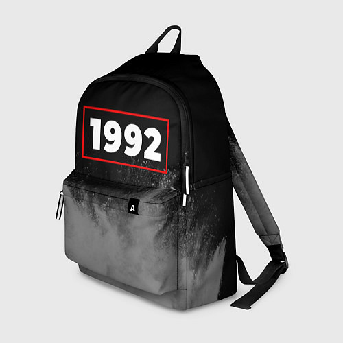Рюкзак 1992 - в красной рамке на темном / 3D-принт – фото 1