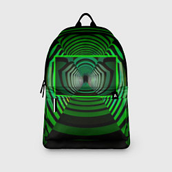 Рюкзак Зелёный туннель - оптическая иллюзия, цвет: 3D-принт — фото 2
