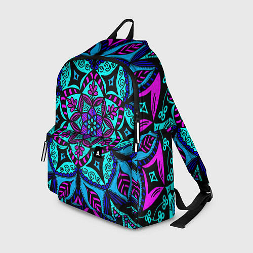 Рюкзак Яркая цветная мандала / 3D-принт – фото 1