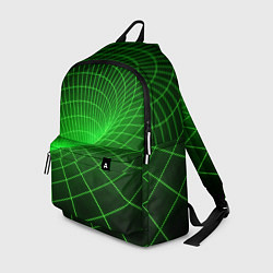 Рюкзак Зелёная неоновая чёрная дыра