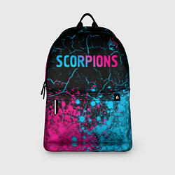 Рюкзак Scorpions - neon gradient: символ сверху, цвет: 3D-принт — фото 2
