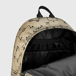 Рюкзак Научные формулы на старой бумаге, цвет: 3D-принт — фото 2