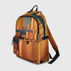 Рюкзак Золотые геометрические слитки, цвет: 3D-принт