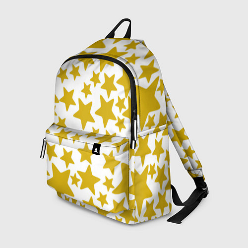 Рюкзак Жёлтые звезды / 3D-принт – фото 1