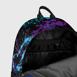 Рюкзак Лучший инструктор - брызги красок, цвет: 3D-принт — фото 2