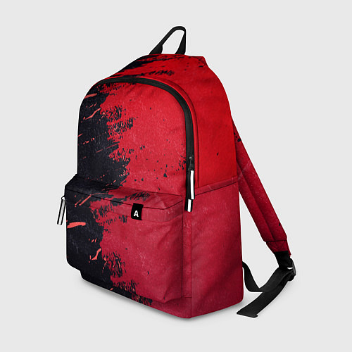 Рюкзак Черное и красное / 3D-принт – фото 1
