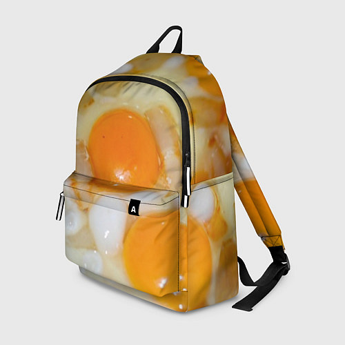 Рюкзак Яичница с салом / 3D-принт – фото 1
