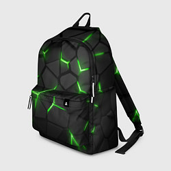 Рюкзак Green neon steel, цвет: 3D-принт