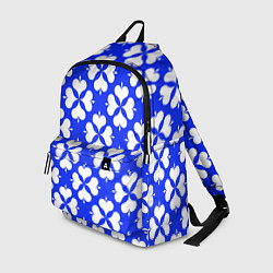 Рюкзак Четырехлистный клевер синий, цвет: 3D-принт