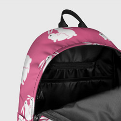 Рюкзак Сексуальные кролики на розовом, цвет: 3D-принт — фото 2