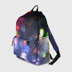 Рюкзак Поп арт неоновые звезды космического неба, цвет: 3D-принт