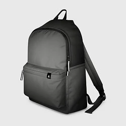 Рюкзак Серый, черный градиент, цвет: 3D-принт