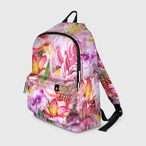 Рюкзак Цветочный рай / 3D-принт – фото 1