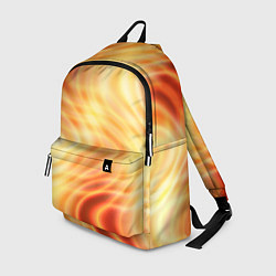Рюкзак Абстрактные оранжево-жёлтые солнечные волны