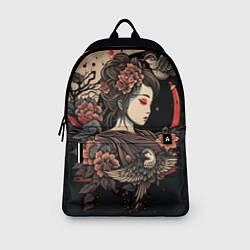 Рюкзак Портрет девушки: арт нейросети в стиле японской та, цвет: 3D-принт — фото 2
