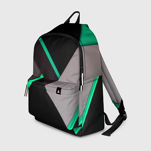 Рюкзак Спортивная геометрия линии / 3D-принт – фото 1