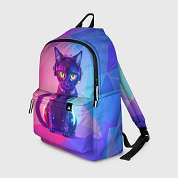 Рюкзак Кибер кошка, цвет: 3D-принт