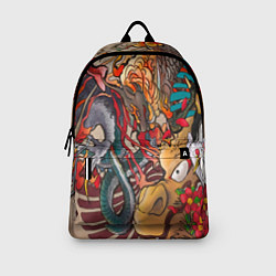 Рюкзак Иредзуми: демон и дракон, цвет: 3D-принт — фото 2