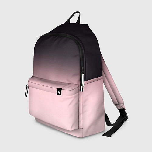 Рюкзак Градиент: от черного к розовому / 3D-принт – фото 1